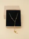 Elegant Y Necklace + Earrings + Bracelet Combo